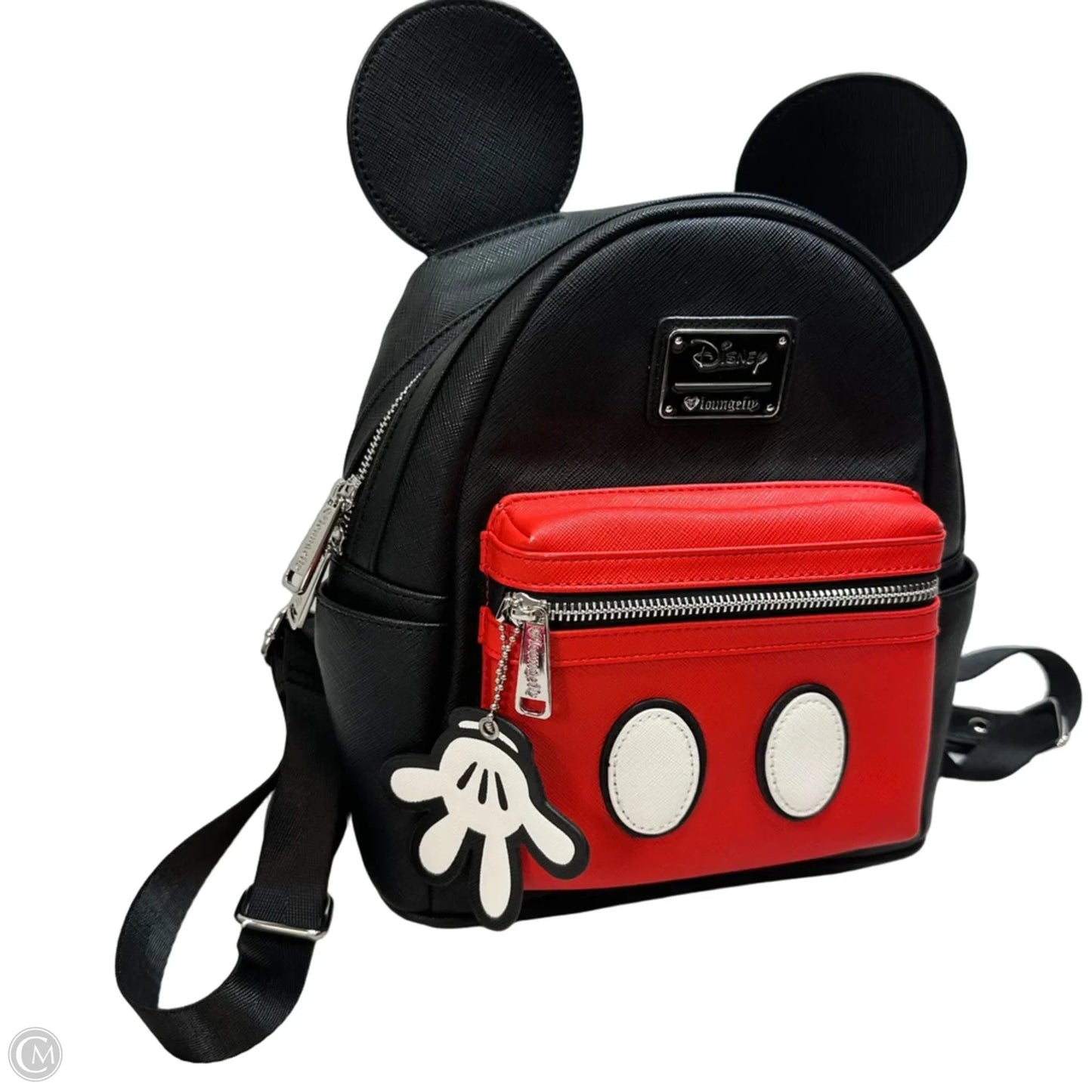 Mickey Mouse Backpack By Loungefly, Size: Small