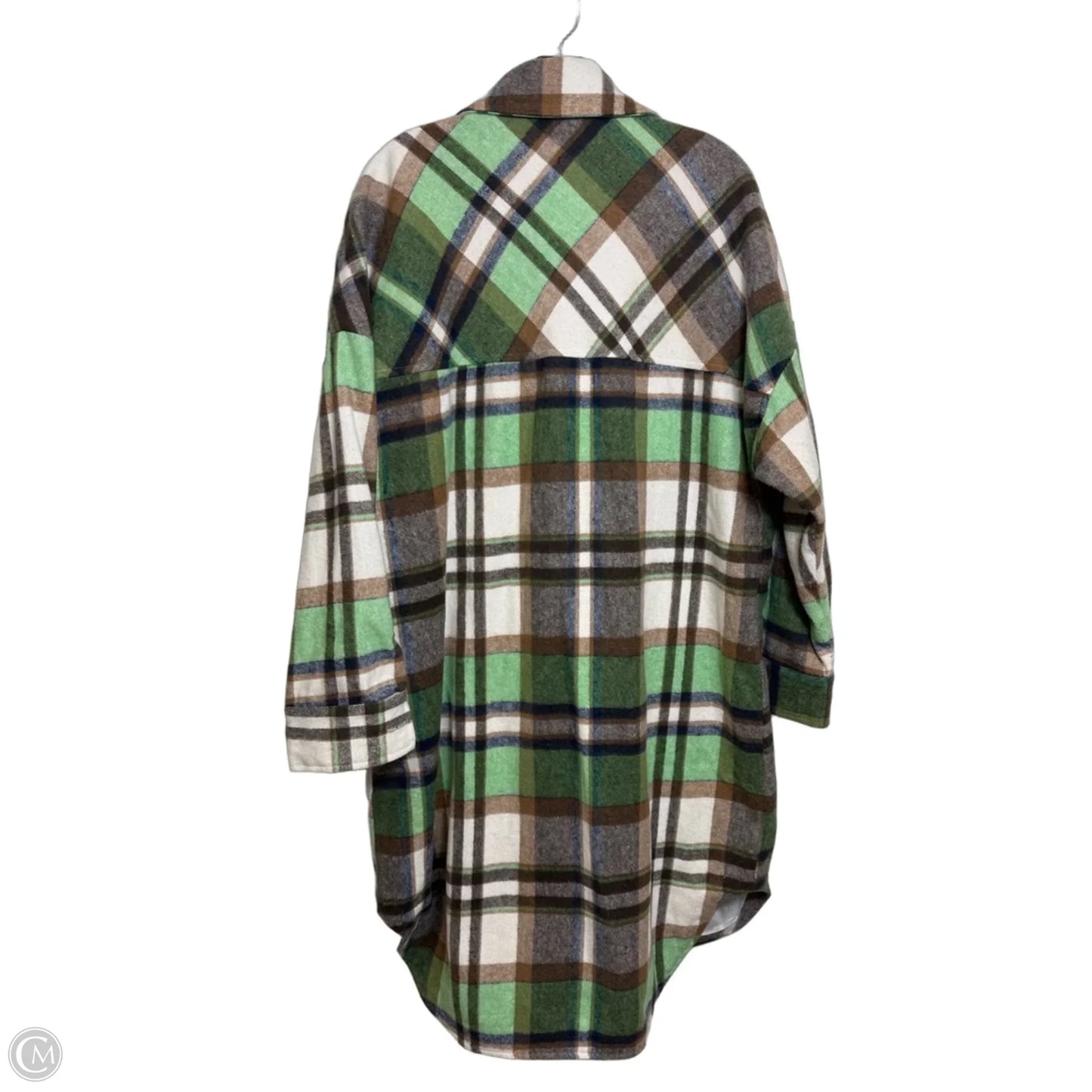 Jacket Other By Fashion Nova In Plaid Pattern, Size: L