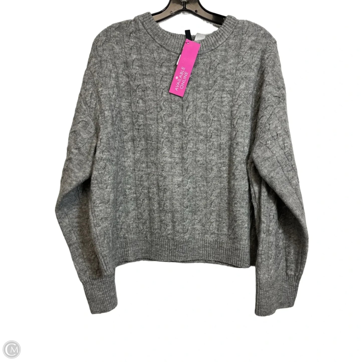 Sweater By Divided In Grey, Size: L