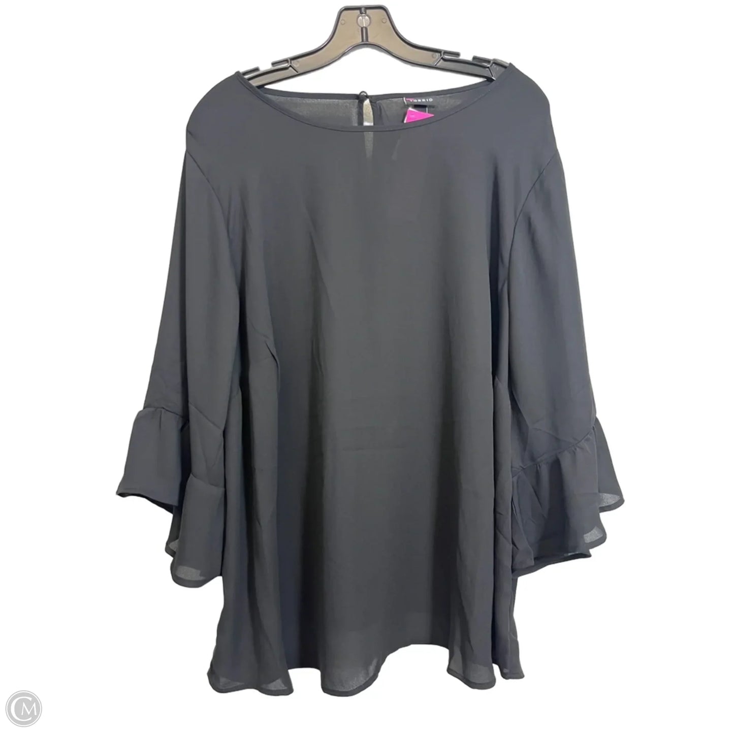 Top Short Sleeve By Torrid In Black, Size: 2x