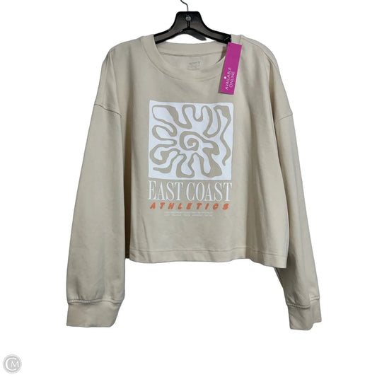 Top Long Sleeve By Old Navy In Beige, Size: 2x