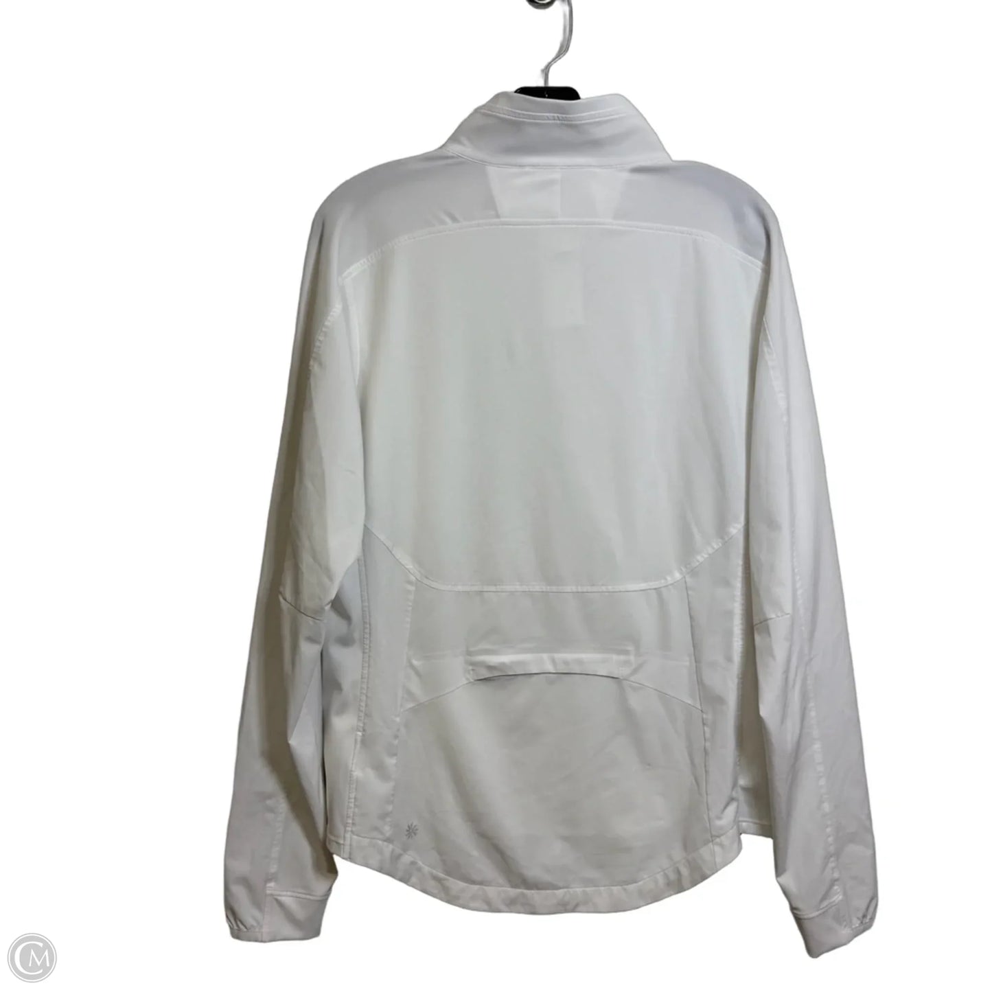 Athletic Jacket By Athleta In White, Size: M