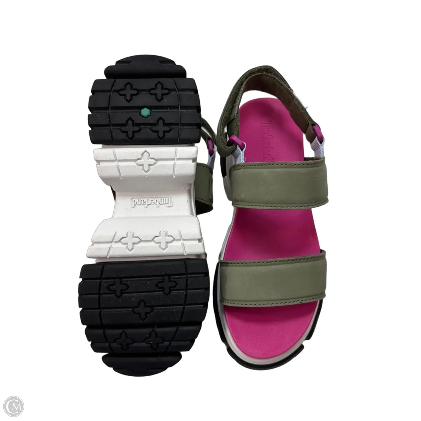 Sandals Heels Platform By Timberland In Green, Size: 7