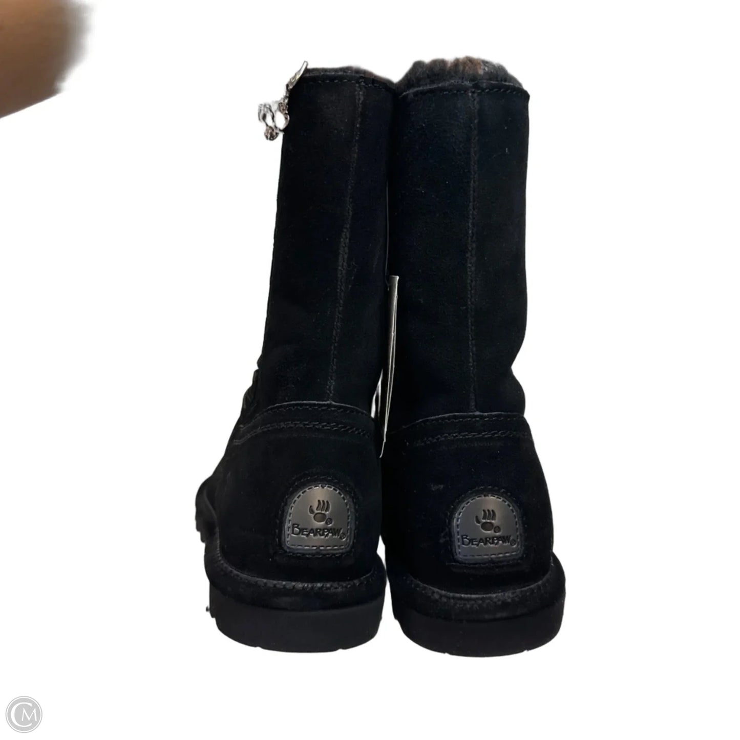 Boots Ankle Flats By Bearpaw In Black, Size: 10