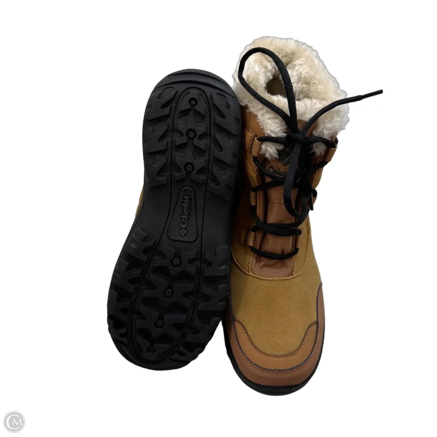 Boots Ankle Flats By Columbia In Tan, Size: 9.5