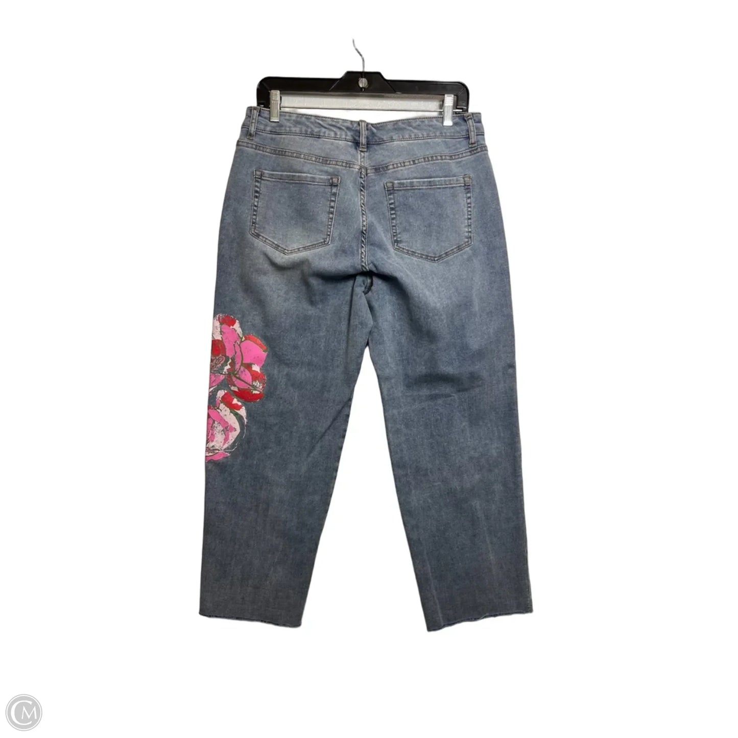 Jeans Boyfriend By Logo In Blue Denim, Size: 10p