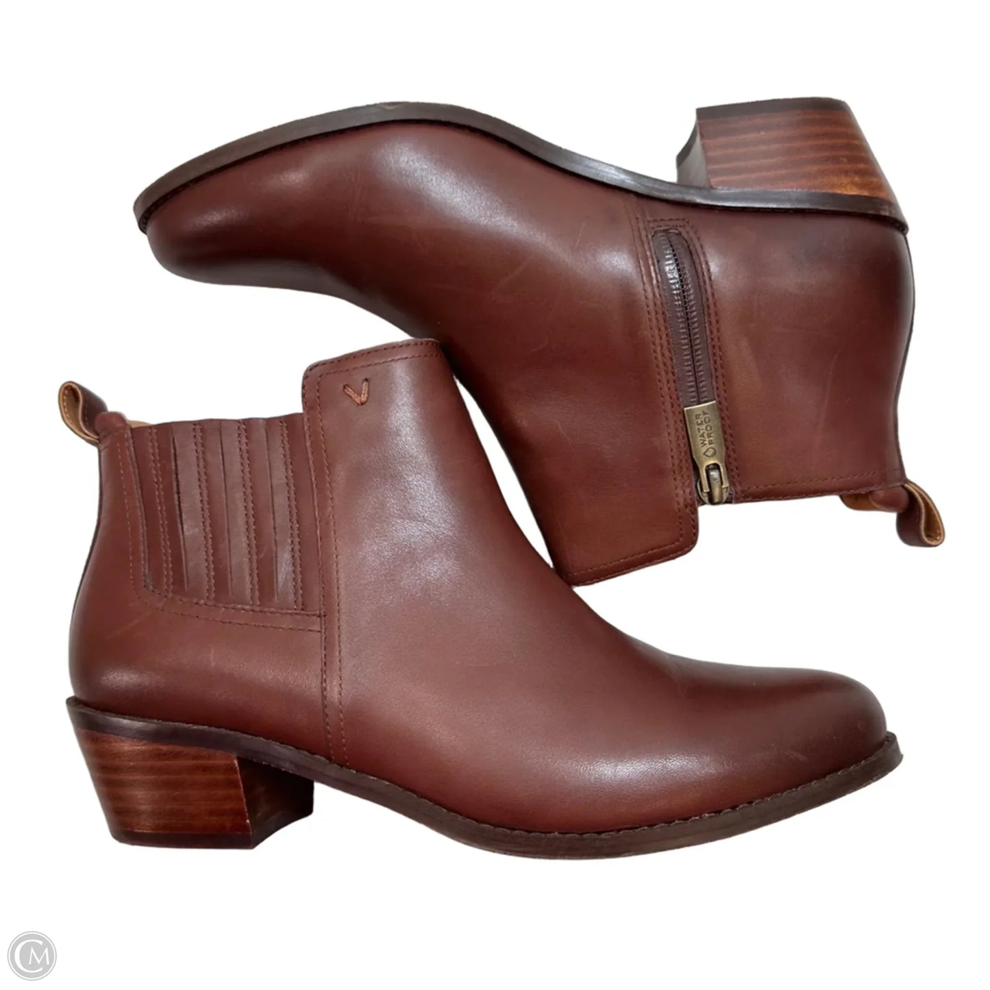 Boots Ankle Flats By Vionic In Tan, Size: 9