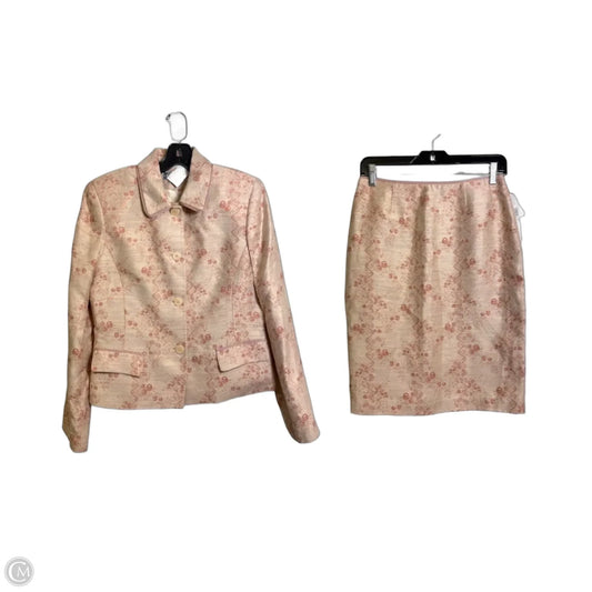 Skirt Set 2pc By Kate Hill In Floral Print, Size: 8