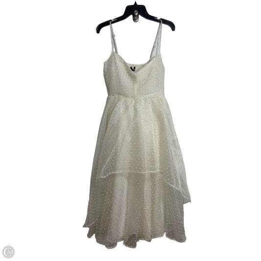 Dress Party Midi By Lulus In Ivory, Size: M