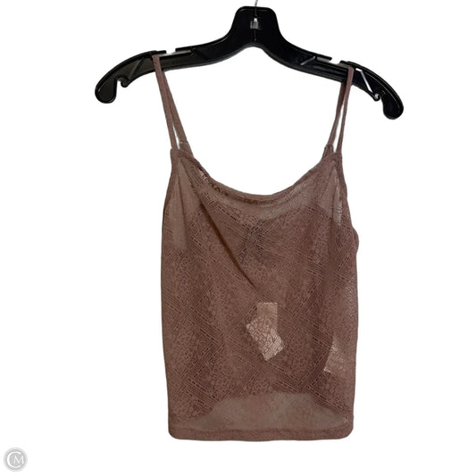 Tank Top By Anthropologie In Beige, Size: M