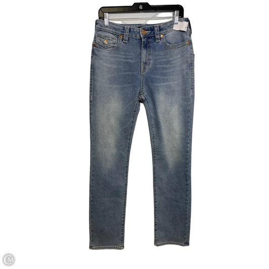 Jeans Straight By True Religion In Blue Denim, Size: 12