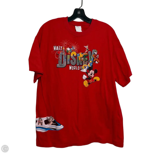 Top Short Sleeve Basic By Hanes In Red, Size: Xl