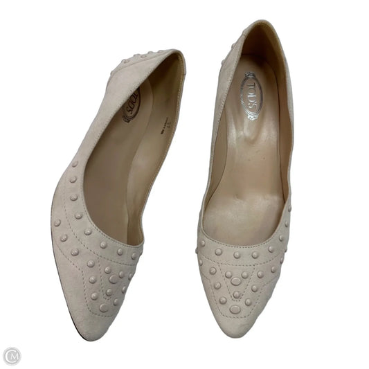 Shoes Luxury Designer By Tods In Pink, Size: 6.5