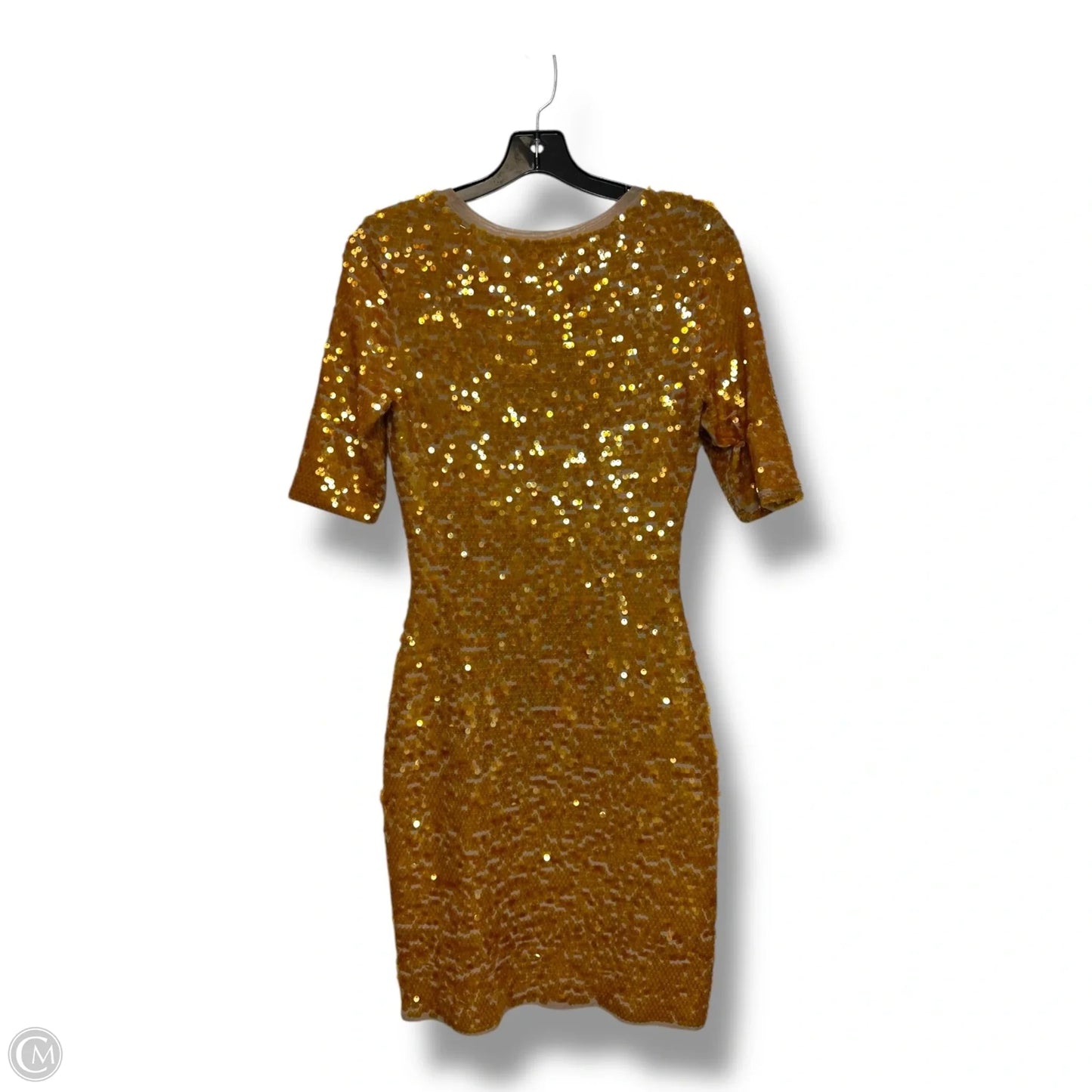 Sequin Dress Party Short By Bcbgmaxazria In Copper, Size: Xs
