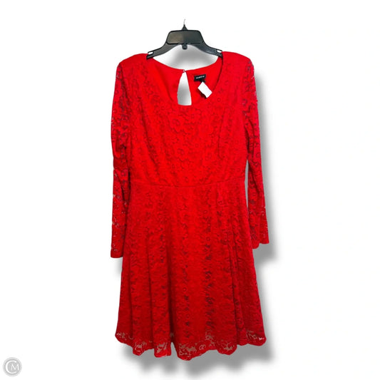 Dress Party Short By Torrid In Red, Size: L