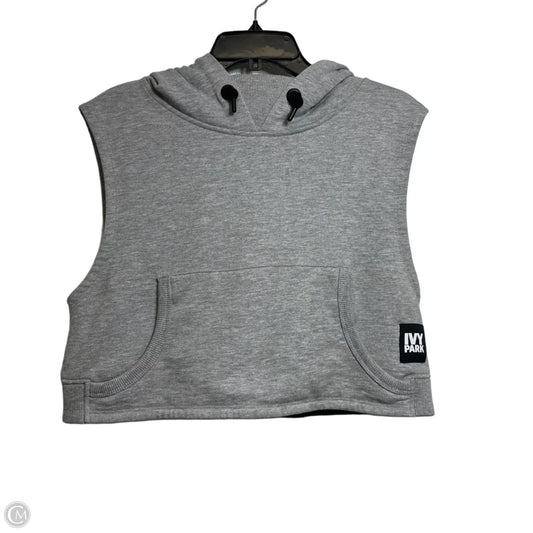 Sweatshirt Hoodie By Ivy Park In Grey, Size: S