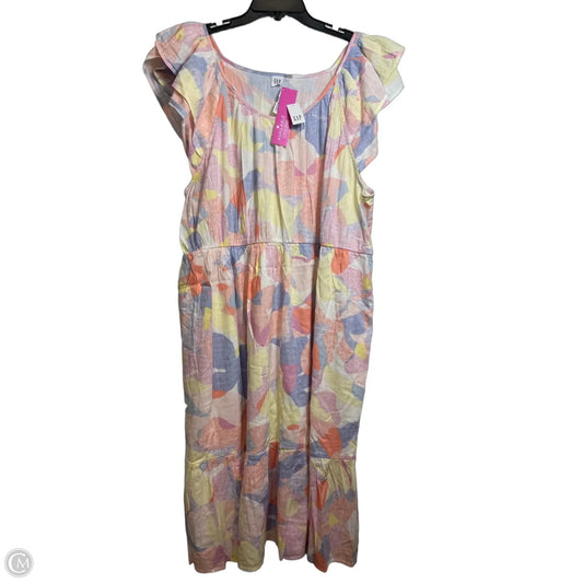 Dress Casual Maxi By Gap In Multi-colored, Size: Xxl