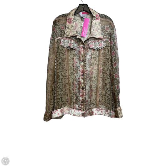 Top Long Sleeve By Clothes Mentor In Multi-colored, Size: Xl