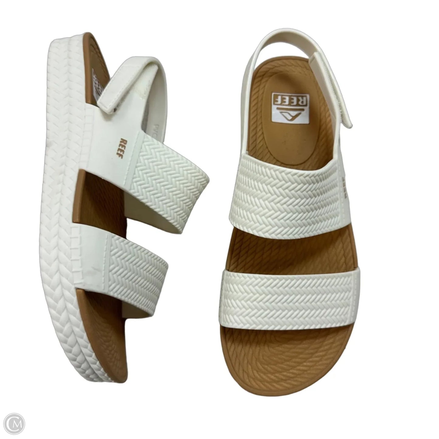 Sandals Flats By Reef In White, Size: 8