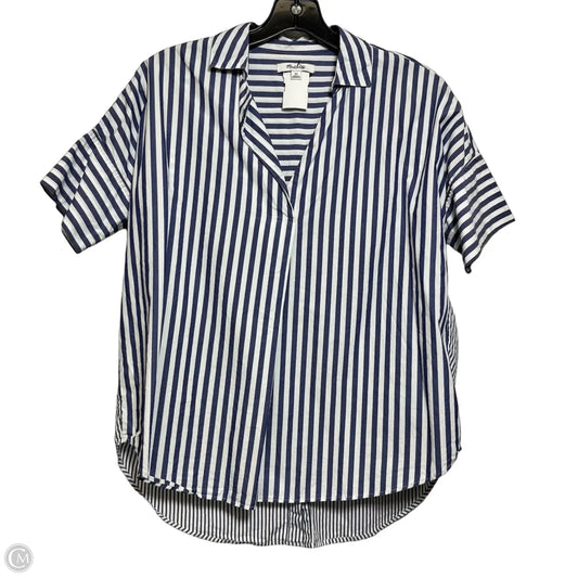 Top Short Sleeve By Madewell In Blue, Size: Xs