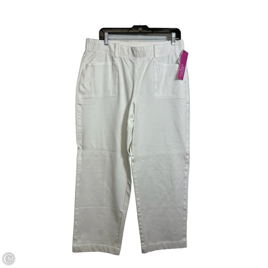 Pants Wide Leg By Any Body In White, Size: M