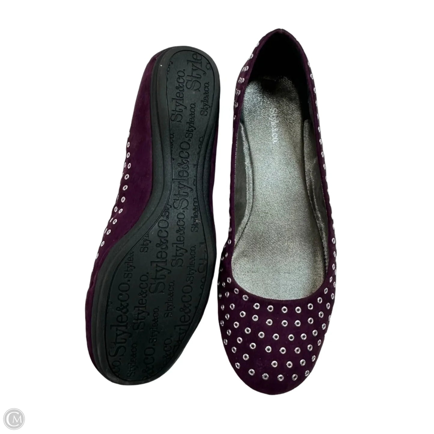 Shoes Flats By Style And Company In Purple, Size: 7