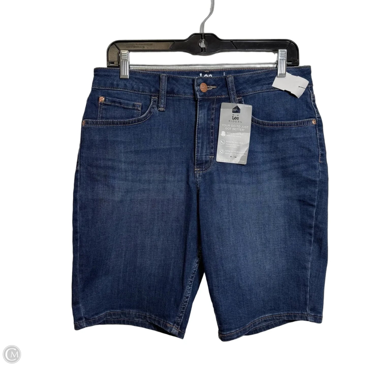 Shorts By Lee In Blue Denim, Size: 8