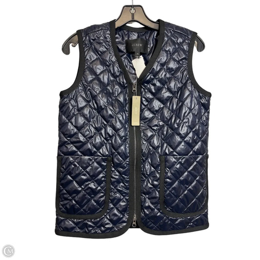 Vest Puffer & Quilted By J. Crew In Navy, Size: Xxs