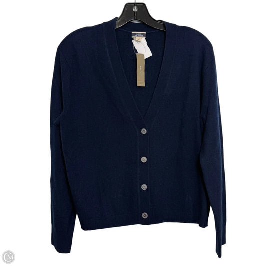Sweater Cardigan Cashmere By J. Crew In Navy, Size: Xs