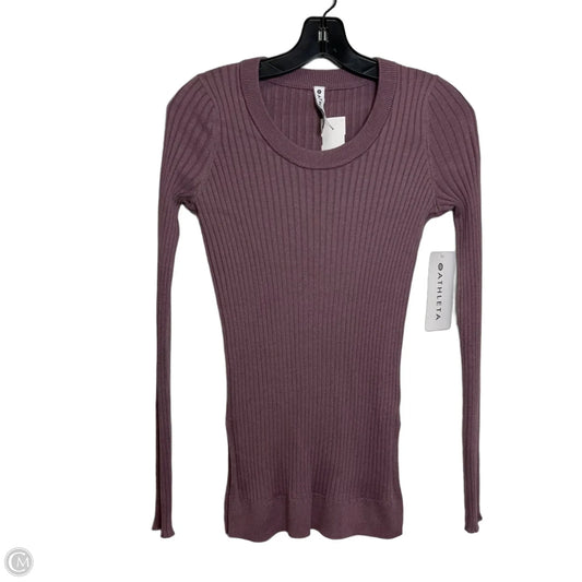 Sweater By Athleta In Purple, Size: Xxs