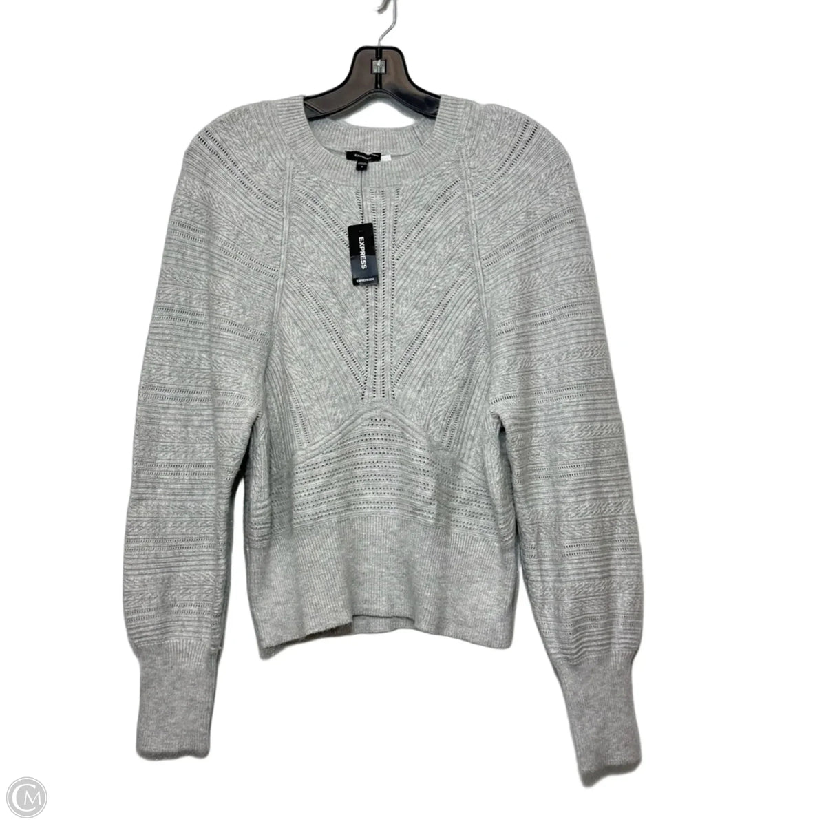 Sweater By Express In Grey, Size: S