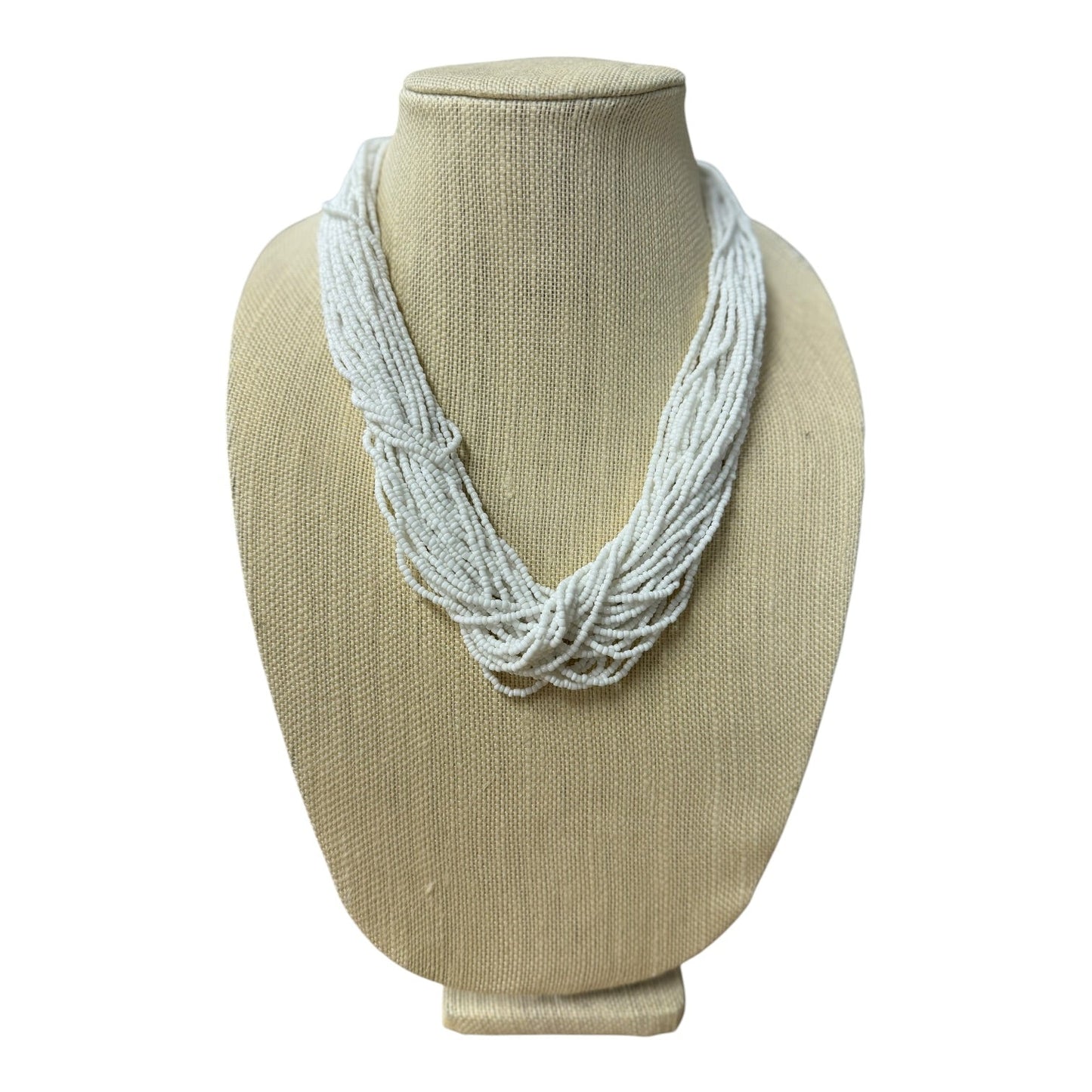 Necklace Statement By Chicos In White