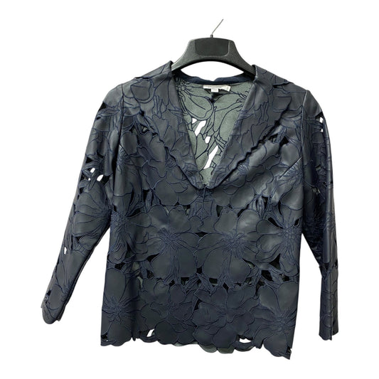 Blazer By Chicos In Blue, Size:S