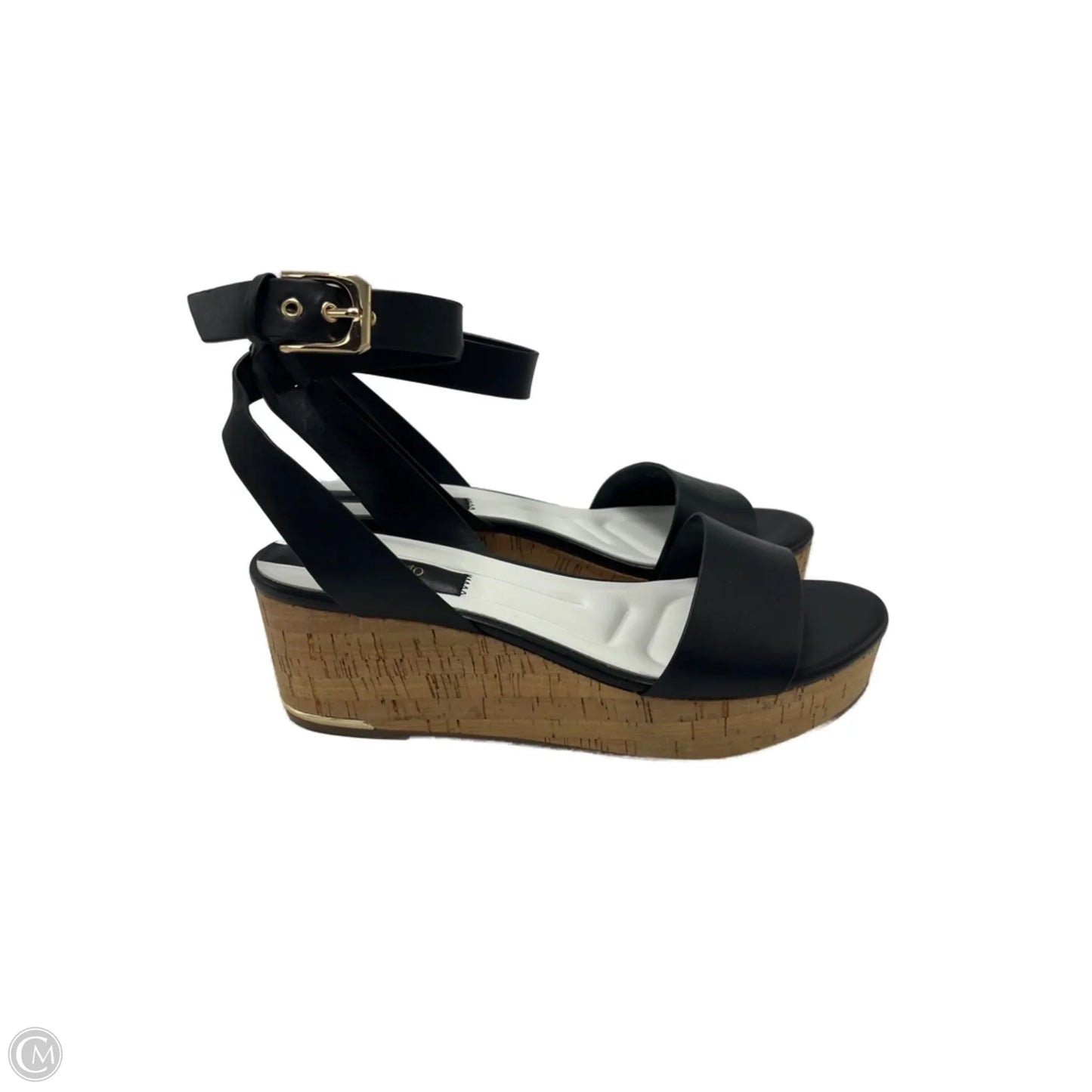 Sandals Heels Platform By Franco Sarto In Black, Size: 9