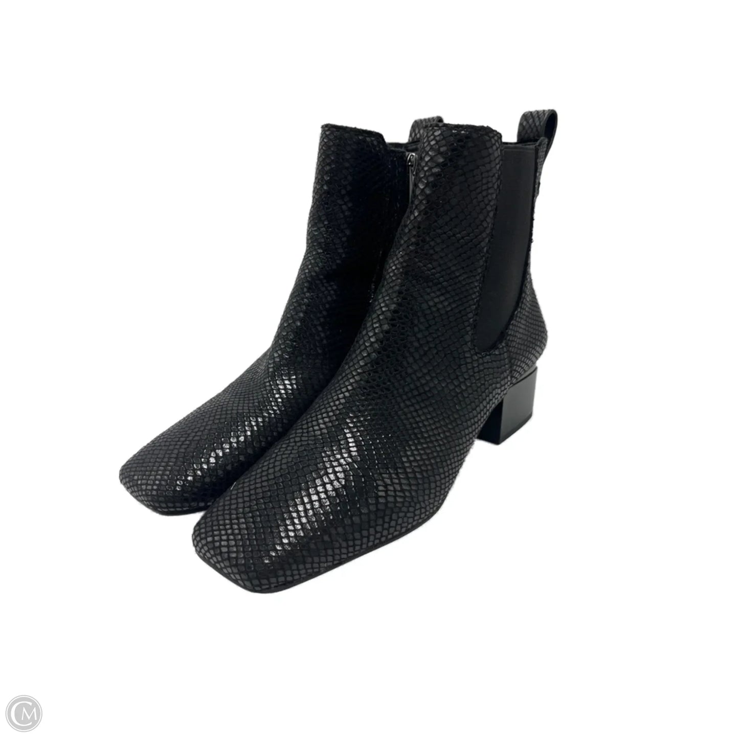 Boots Ankle Heels By Franco Sarto In Black, Size: 9