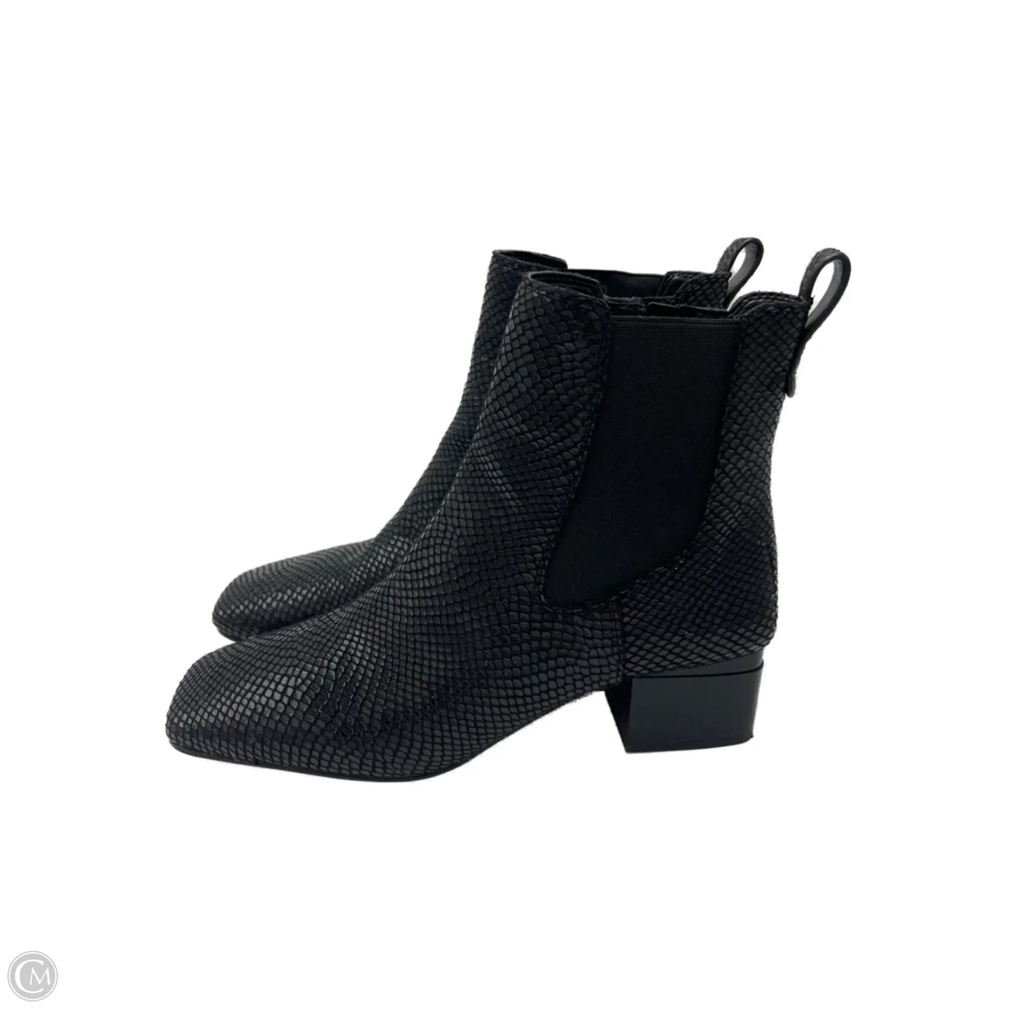 Boots Ankle Heels By Franco Sarto In Black, Size: 9