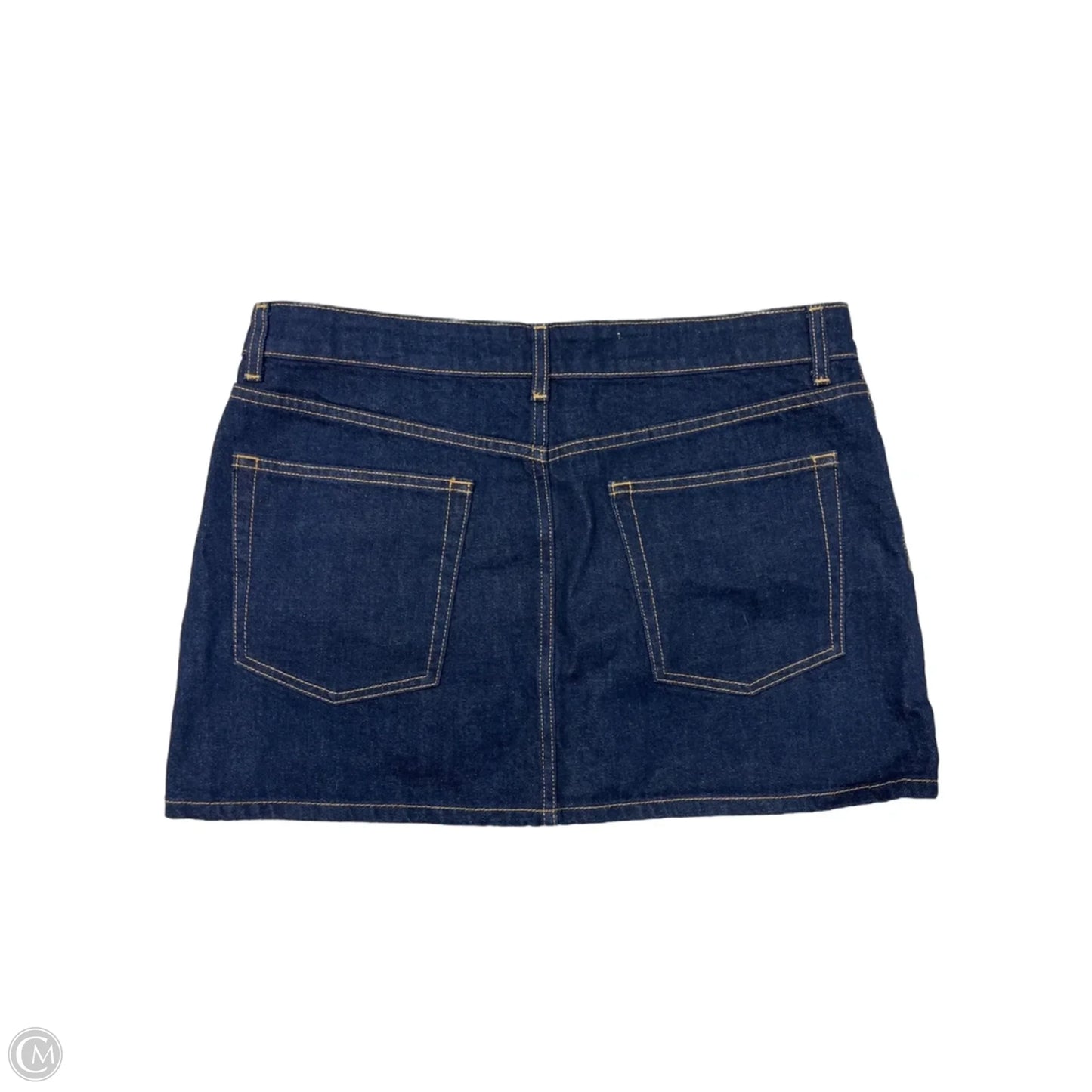 Skirt Mini & Short By Zara In Blue, Size: L