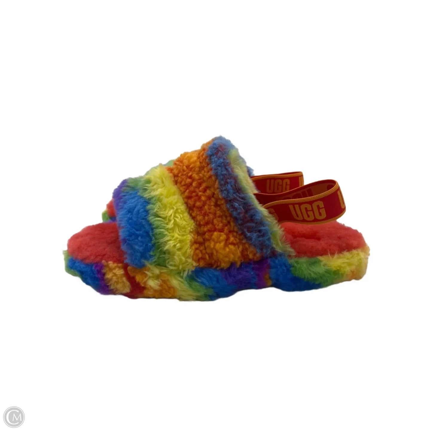 Slippers Designer By Ugg In Multi-Colored, Size: 6
