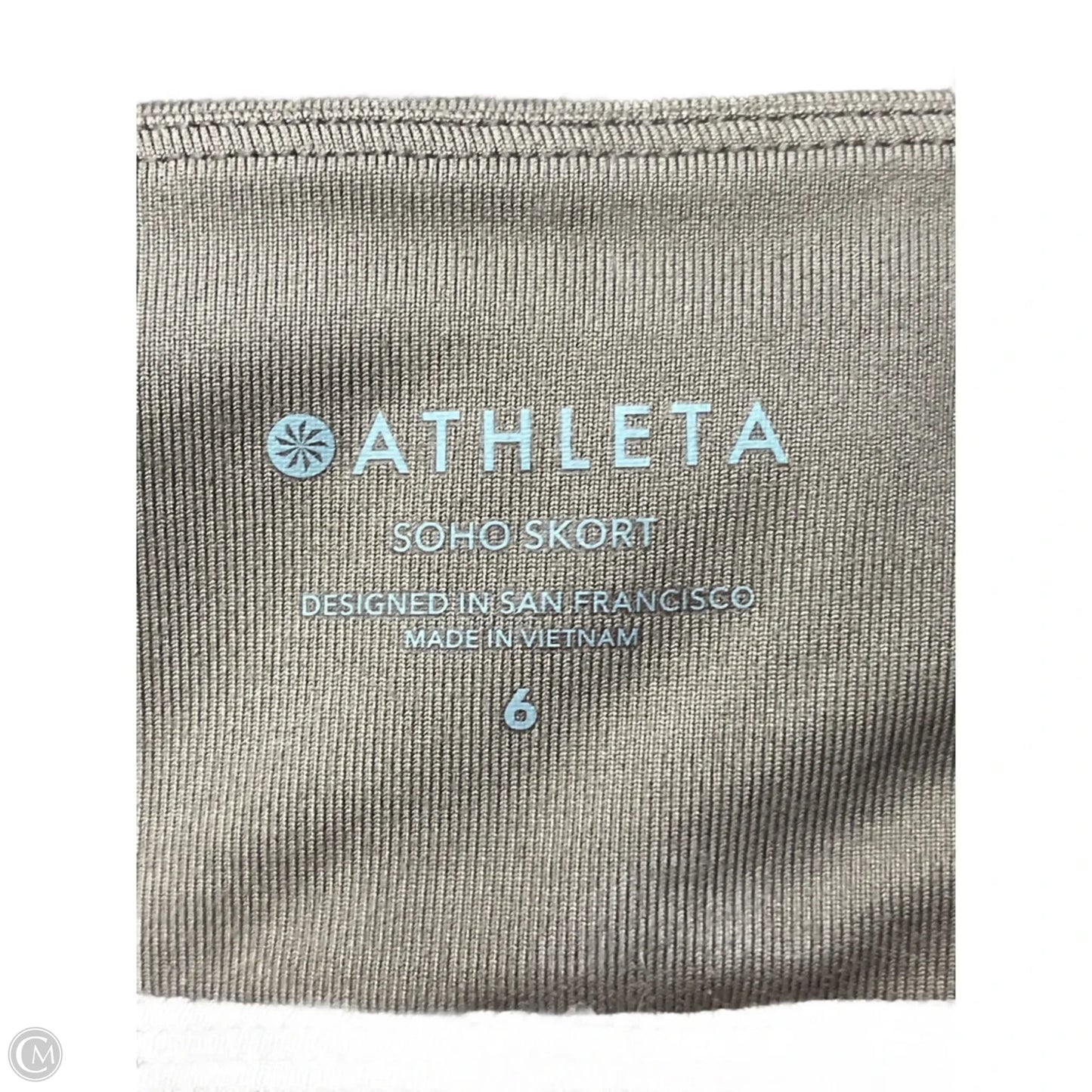Athletic Skort By Athleta In Brown, Size: S