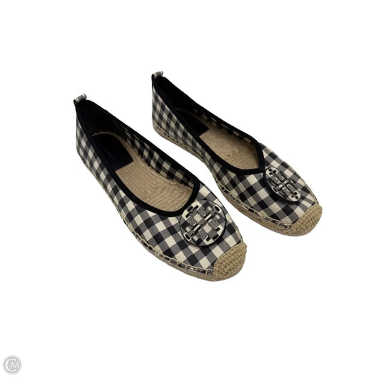 Shoes / Designer Espadrilles By Tory Burch In Checkered Pattern, Size: 11