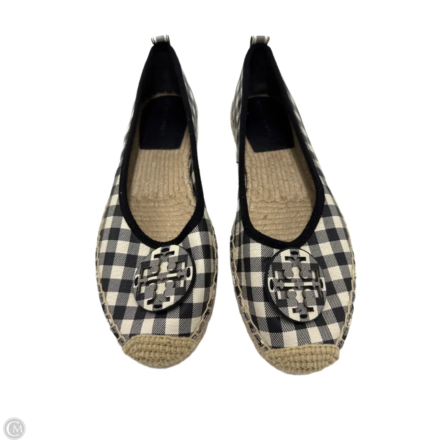 Shoes / Designer Espadrilles By Tory Burch In Checkered Pattern, Size: 11