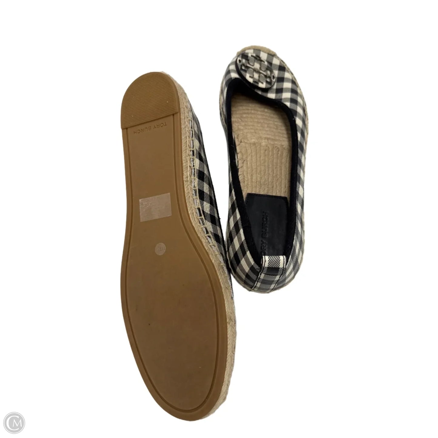 Shoes / Designer Espadrilles By Tory Burch In Checkered Pattern, Size: 11