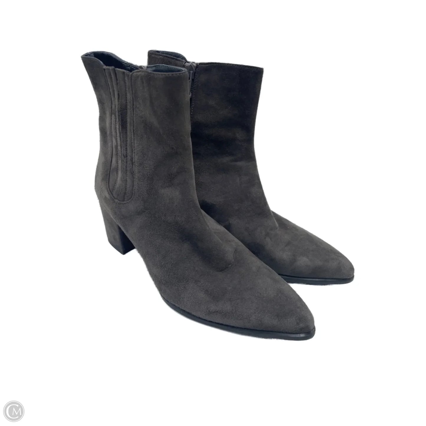 Boots Designer By Stuart Weitzman In Brown, Size: 6.5