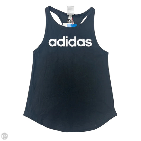 Athletic Tank Top By Adidas In Black, Size: Xs