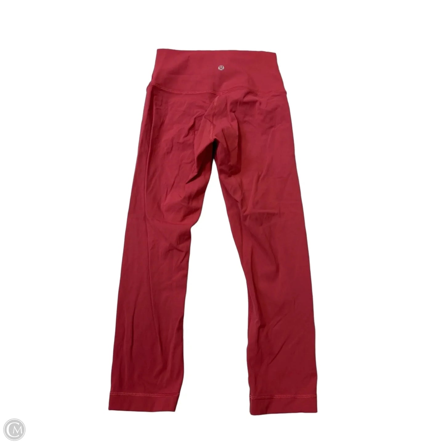 Athletic Leggings By Lululemon In Red, Size: 4