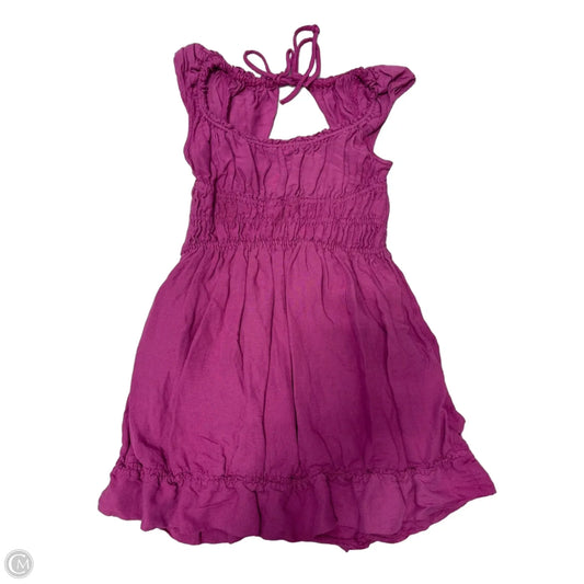 Dress Casual Short By Anthropologie In Purple, Size: M