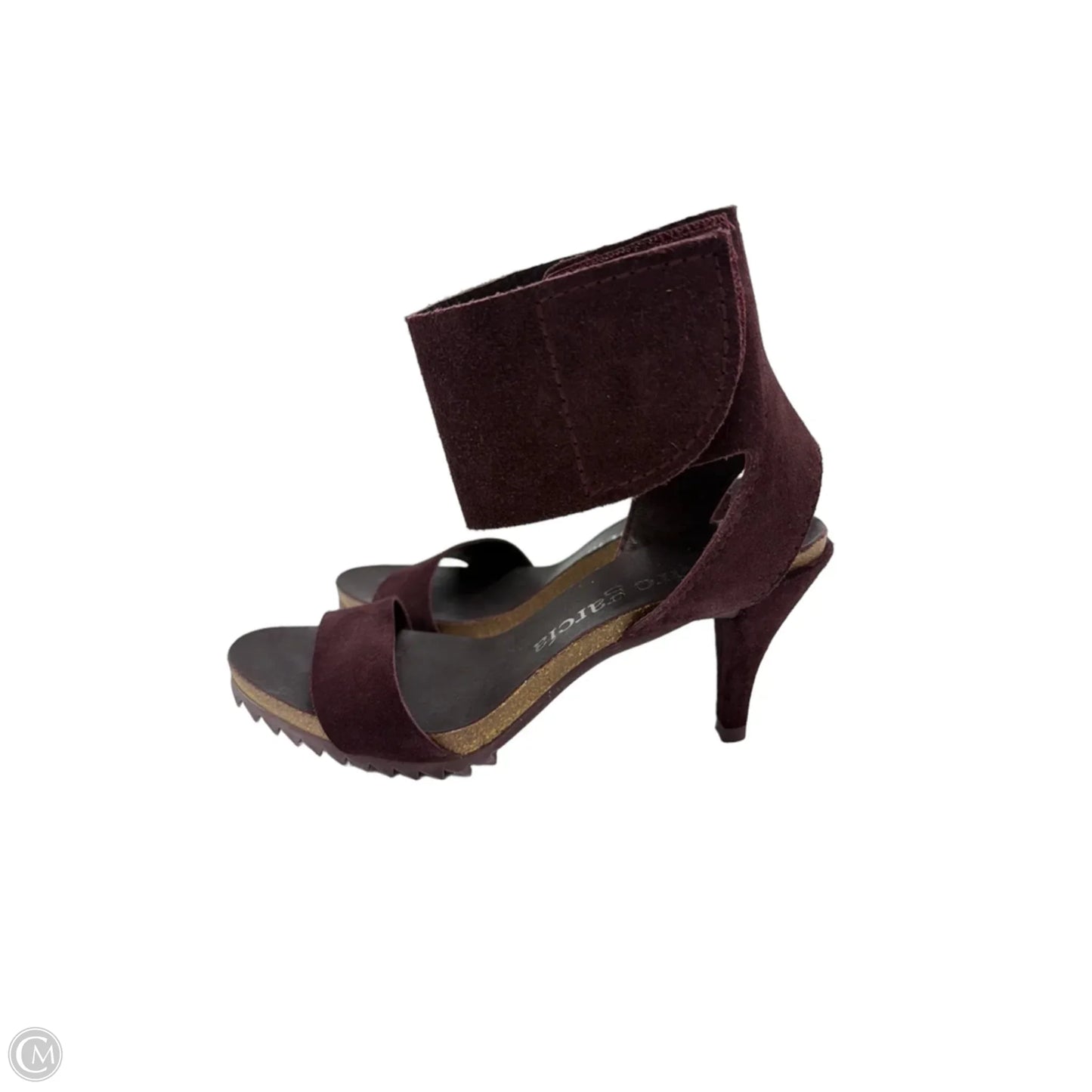 Shoes Heels Kitten By Pedro Garcia In Maroon, Size: 7
