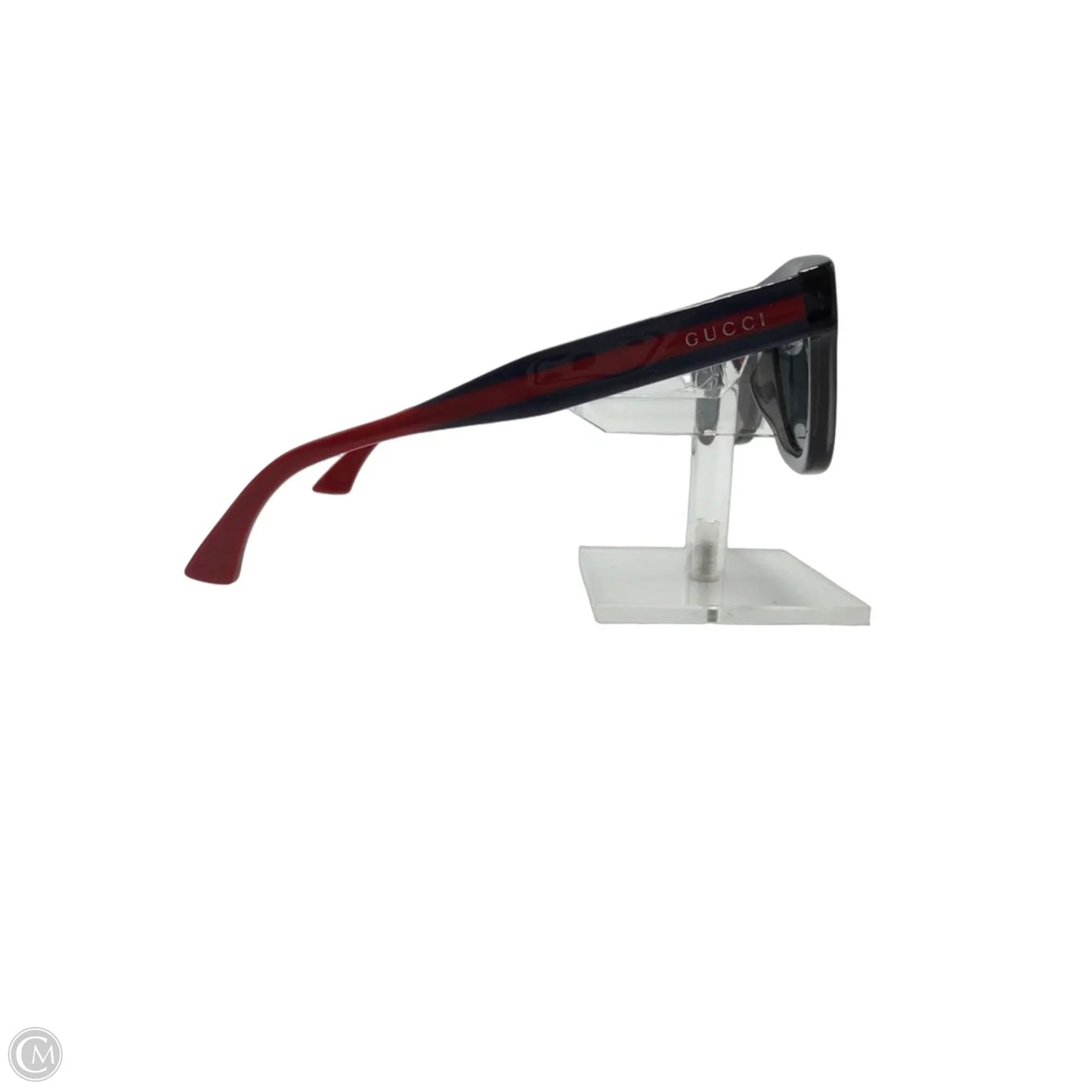 Gucci Transparent Grey Rectangular Luxury Sunglasses