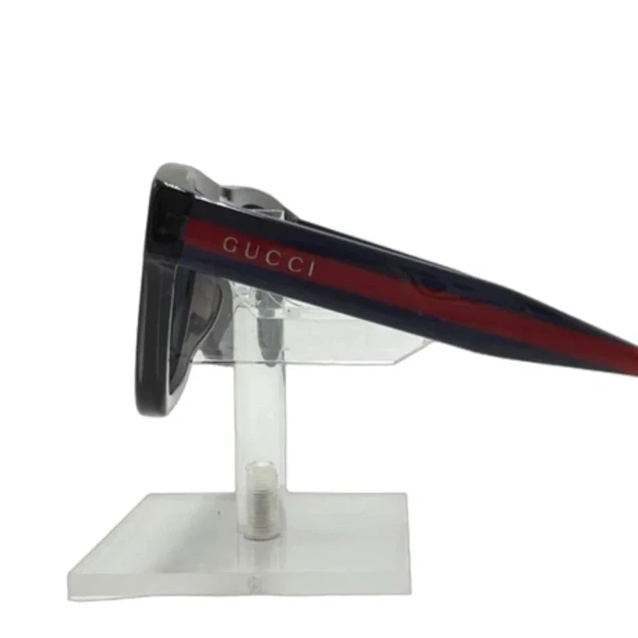 Gucci Transparent Grey Rectangular Luxury Sunglasses