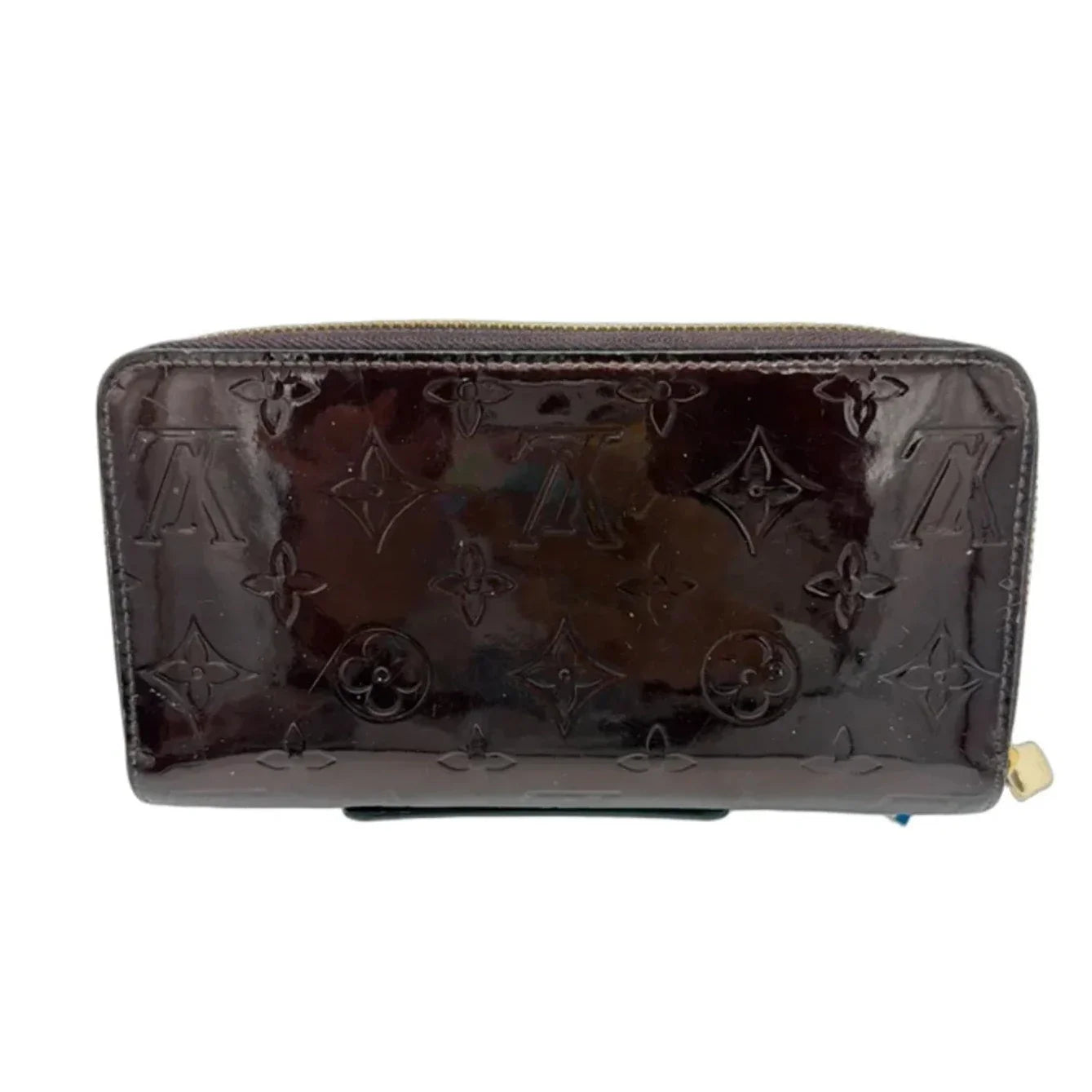 Louis Vuitton Zippy Vernis Patent Leather Luxury Wallet
